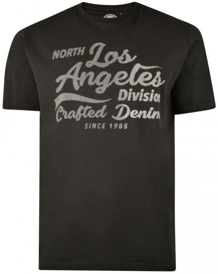 Kam Jeans 5302 T-shirt Black - T-krekli - T-krekli - 2XL-14XL