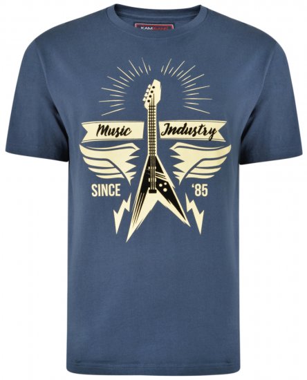 Kam Jeans 5303 T-shirt Insignia - T-krekli - T-krekli - 2XL-14XL