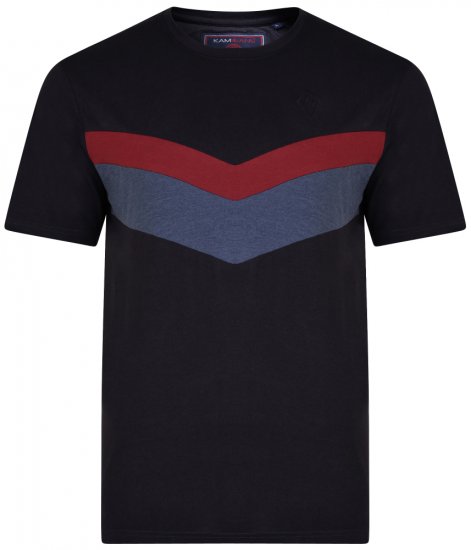 Kam Jeans 5306 T-shirt Black - T-krekli - T-krekli - 2XL-14XL