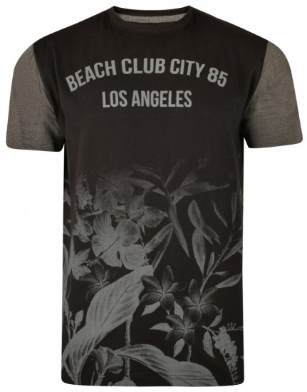 Kam Jeans 5313 T-shirt Black - T-krekli - T-krekli - 2XL-14XL