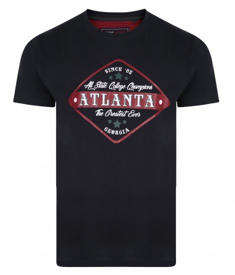 Kam Jeans 5333 Atlanta Tee Navy - T-krekli - T-krekli - 2XL-14XL