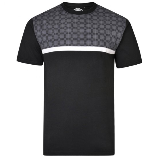 Kam Jeans 5347 Twin pack T-shirt Black/Denim - T-krekli - T-krekli - 2XL-14XL