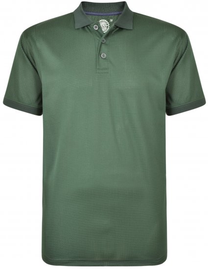 Kam Jeans Technical Lightweight Polo Forest Green - Sporta apģērbs & outdoor - Liela izmēra sporta apģērbi vīriešiem