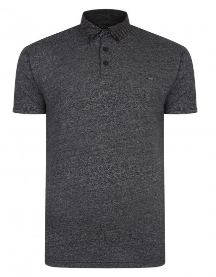 Kam Jeans Smart Look Polo Black - Polo krekli - Polo krekli - 2XL-8XL