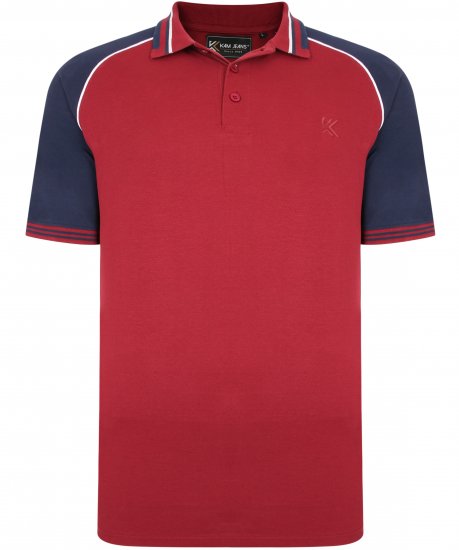 Kam Jeans 5445 Pique Polo Burgundy - Polo krekli - Polo krekli - 2XL-8XL