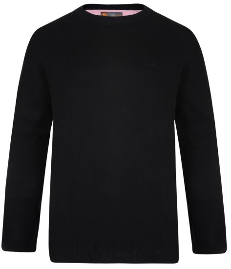 Kam Jeans Knitted Sweater Black - Džemperi un džemperi ar kapuci - Džemperi - 2XL-14XL