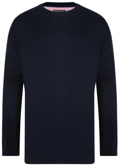 Kam Jeans Knitted Sweater Navy - Džemperi un džemperi ar kapuci - Džemperi - 2XL-14XL