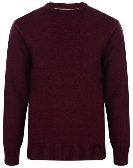 Kam Jeans Knitted Sweater Burgundy - Džemperi un džemperi ar kapuci - Džemperi - 2XL-14XL