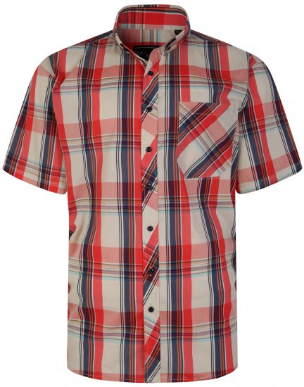 Kam Jeans 6255 Short sleeve Shirt Multi colour - Krekli - Krekli - 2XL-8XL