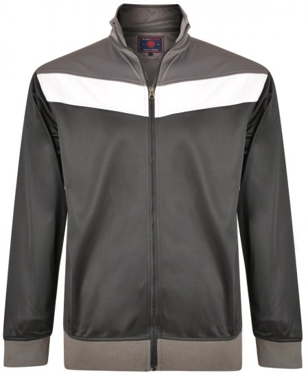 Kam Jeans 7014 Track Jacket Black - Džemperi un džemperi ar kapuci - Džemperi - 2XL-14XL