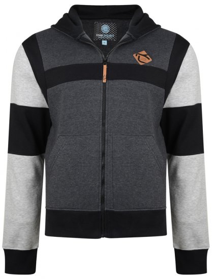 Kam Jeans 702 Cut and Sew Hoodie Charcoal - Džemperi un džemperi ar kapuci - Džemperi - 2XL-14XL