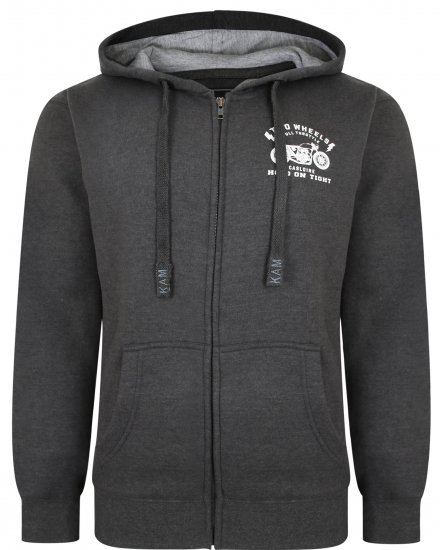 Kam Jeans 7043 Full Throttle Hoodie - Džemperi un džemperi ar kapuci - Džemperi - 2XL-14XL