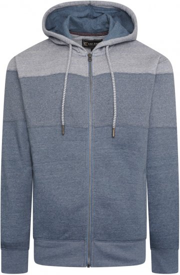 Kam Jeans 7071 Marl Stripe Hoody Denim - Džemperi un džemperi ar kapuci - Džemperi - 2XL-14XL