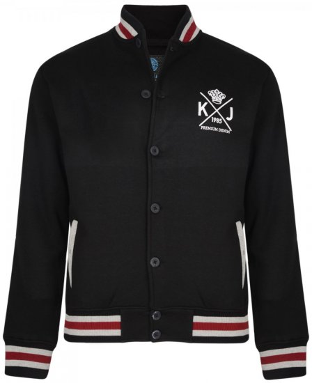 Kam Jeans 719 Button Sweater Black - Džemperi un džemperi ar kapuci - Džemperi - 2XL-14XL