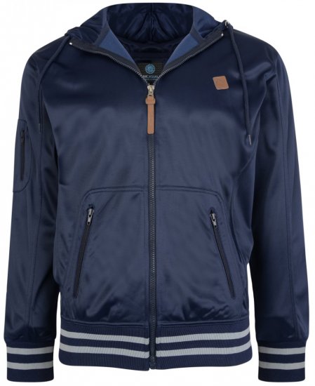 Kam Jeans 799 Tricot Hoody Navy - Džemperi un džemperi ar kapuci - Džemperi - 2XL-14XL
