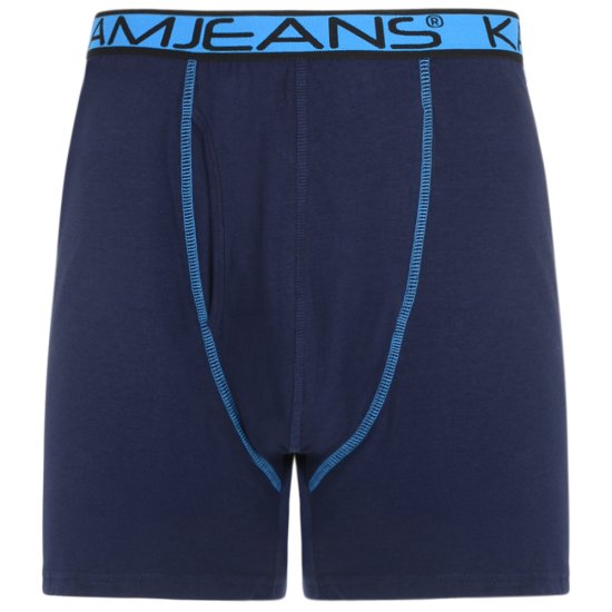 Kam Jeans Bokseršorti Melni un Tumši Zili 2-Gab. - Apakšveļa un peldšorti - Apakšveļa - 2XL-8XL
