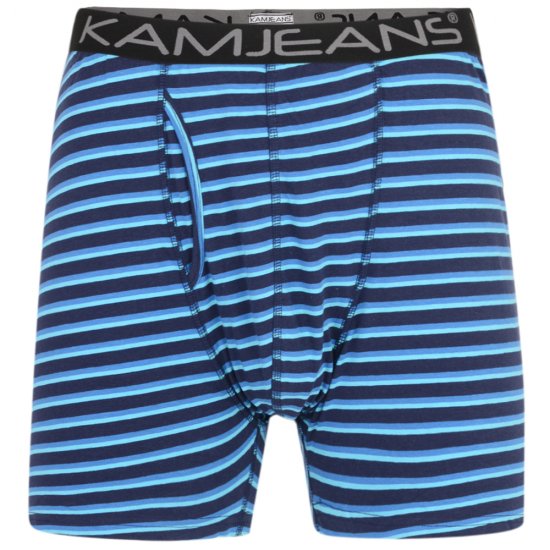 Kam Jeans Strīpaini Bokseršorti 2-Gab. - Apakšveļa un peldšorti - Apakšveļa - 2XL-8XL