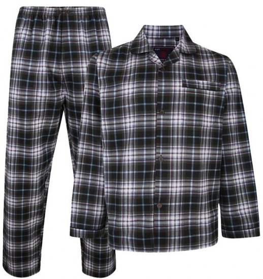Kam Jeans 880 Flannel Pyjama Set - Apakšveļa un peldšorti - Apakšveļa - 2XL-8XL