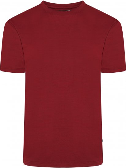 Kam Jeans AP001 XT Active Performance Marl Tee Burgundy - T-krekli - T-krekli - 2XL-14XL