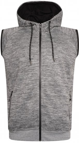 Kam Jeans AP007 Active Performance Sleeveless Hoody Grey - Džemperi un džemperi ar kapuci - Džemperi - 2XL-14XL