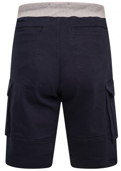 Kam Jeans Elvio Rib Waist Stretch Shorts Navy - Šorti - Šorti - W40-W60