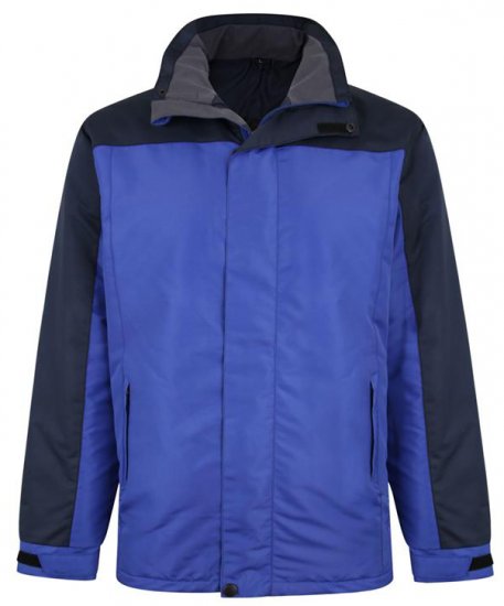 Kam Jeans KV113 Padded Waterproof Coat Navy - Jakas & Lietus apģērbs - Jakas - 2XL-12XL