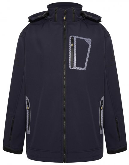 Kam Jeans KV39 Viegla jaka Tumši zila - Jakas & Lietus apģērbs - Jakas - 2XL-12XL