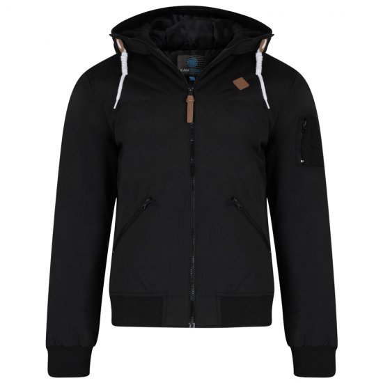 Kam Jeans KV76 Bomber Jacket Black - Jakas & Lietus apģērbs - Jakas - 2XL-12XL