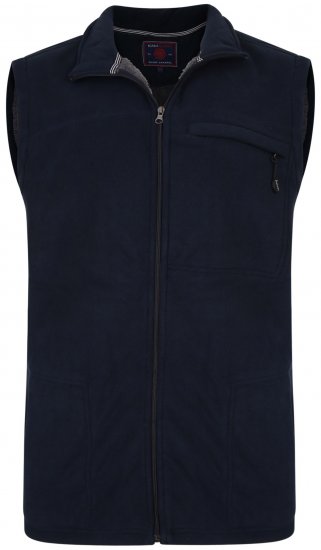 Kam Jeans KV99 Fleece Vest Navy - Sporta apģērbs & outdoor - Liela izmēra sporta apģērbi vīriešiem
