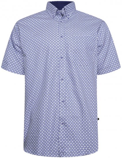 Kam Jeans P046 ģeometriska raksta krekls - Krekli - Krekli - 2XL-8XL