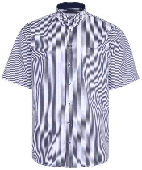 Kam Jeans 643 Premium Short Sleeve Shirt Navy - Krekli - Krekli - 2XL-8XL