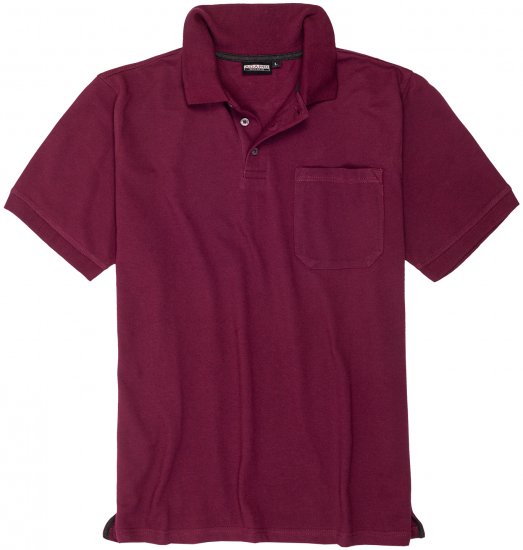 Adamo Klaas Regular fit Polo Shirt with Pocket Blackberry - Polo krekli - Polo krekli - 2XL-8XL