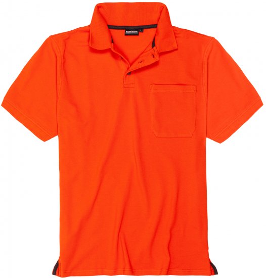 Adamo Klaas Regular fit Polo Shirt with Pocket Orange - Polo krekli - Polo krekli - 2XL-8XL