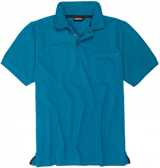 Adamo Klaas Regular fit Polo Shirt with Pocket Petrol - Polo krekli - Polo krekli - 2XL-8XL