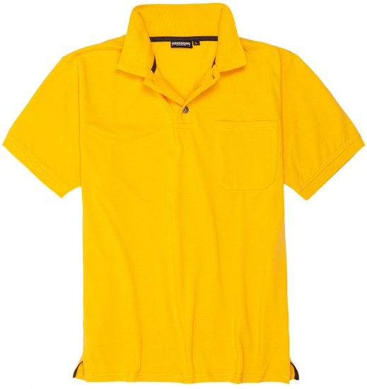 Adamo Klaas Regular fit Polo Shirt with Pocket Yellow - Polo krekli - Polo krekli - 2XL-8XL