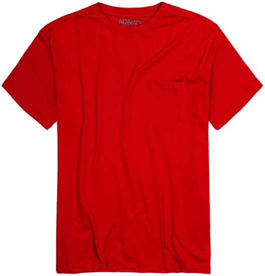 Adamo Kody Regular fit T-shirt with Pocket Red - T-krekli - T-krekli - 2XL-14XL