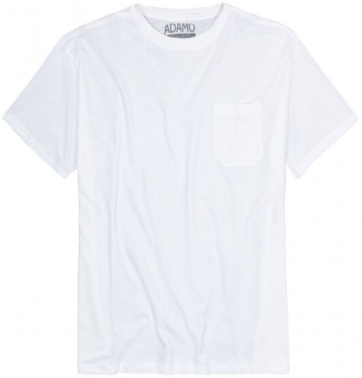 Adamo Kody Regular fit T-shirt with Pocket White - T-krekli - T-krekli - 2XL-14XL