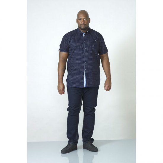 D555 Kurt Printed Short Sleeve Shirt - Krekli - Krekli - 2XL-8XL