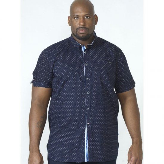 D555 Kurt Printed Short Sleeve Shirt - Krekli - Krekli - 2XL-8XL