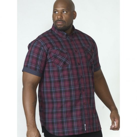 D555 Herbie Short Sleeve Shirt - Krekli - Krekli - 2XL-8XL