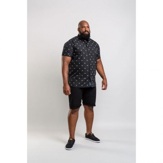 D555 Marley Shirt Black - Krekli - Krekli - 2XL-8XL
