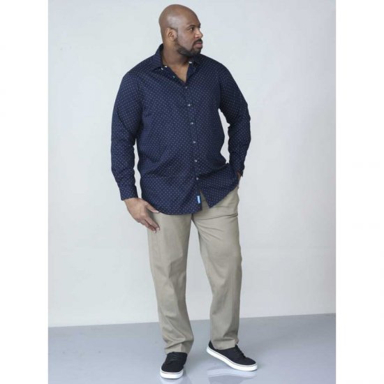 D555 Rashard Long Sleeve Printed Shirt - Krekli - Krekli - 2XL-8XL
