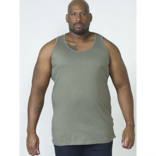 D555 Fabio Tops Bez Piedurknēm Haki - T-krekli - T-krekli - 2XL-14XL