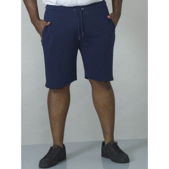 D555 Jackie Ribbed Jersey Shorts Navy - Sporta bikses un šorti - Sporta bikses un Sporta šorti - 2XL-12XL
