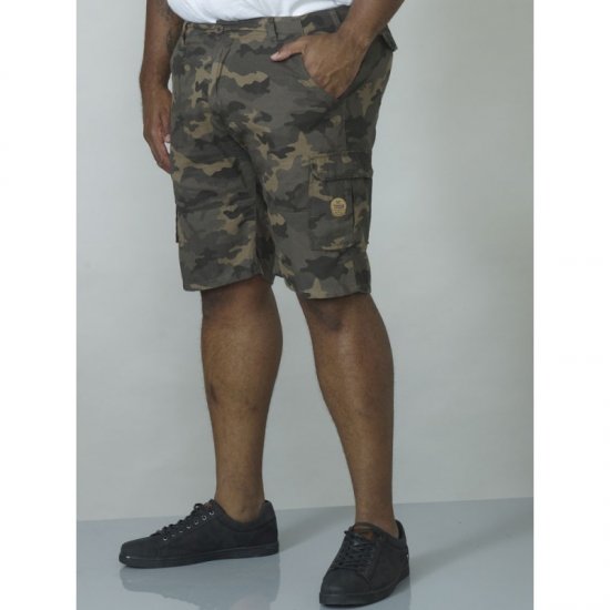 D555 Marty Camo Shorts Green - Šorti - Šorti - W40-W60