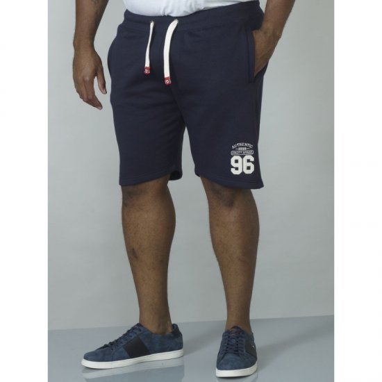 D555 Lindon Jersey Shorts Navy - Sporta bikses un šorti - Sporta bikses un Sporta šorti - 2XL-12XL