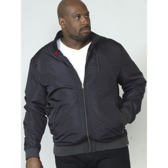 D555 Terron Bomber Jacket Black - Jakas & Lietus apģērbs - Jakas - 2XL-12XL