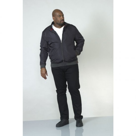 D555 Terron Bomber Jacket Black - Jakas & Lietus apģērbs - Jakas - 2XL-12XL