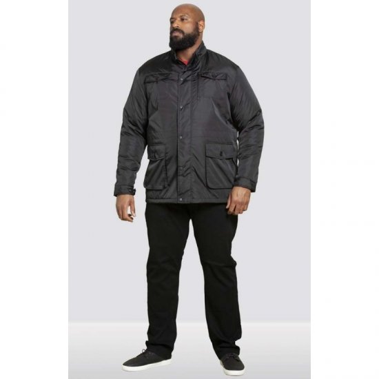 D555 Brentford Jacket Black - Jakas & Lietus apģērbs - Jakas - 2XL-12XL