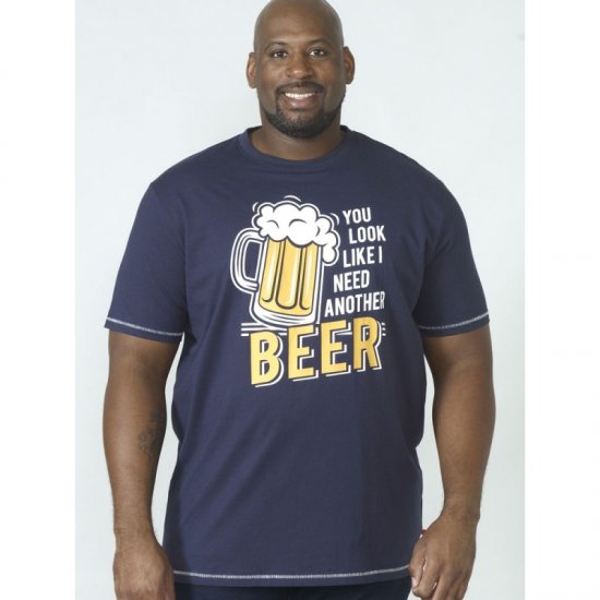D555 Murray T-shirt Navy - T-krekli - T-krekli - 2XL-14XL